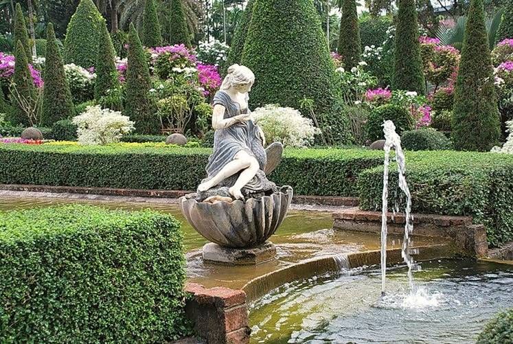 Фото Итальянский сад, фонтан (Публ. 09/08/ ) — Канонер